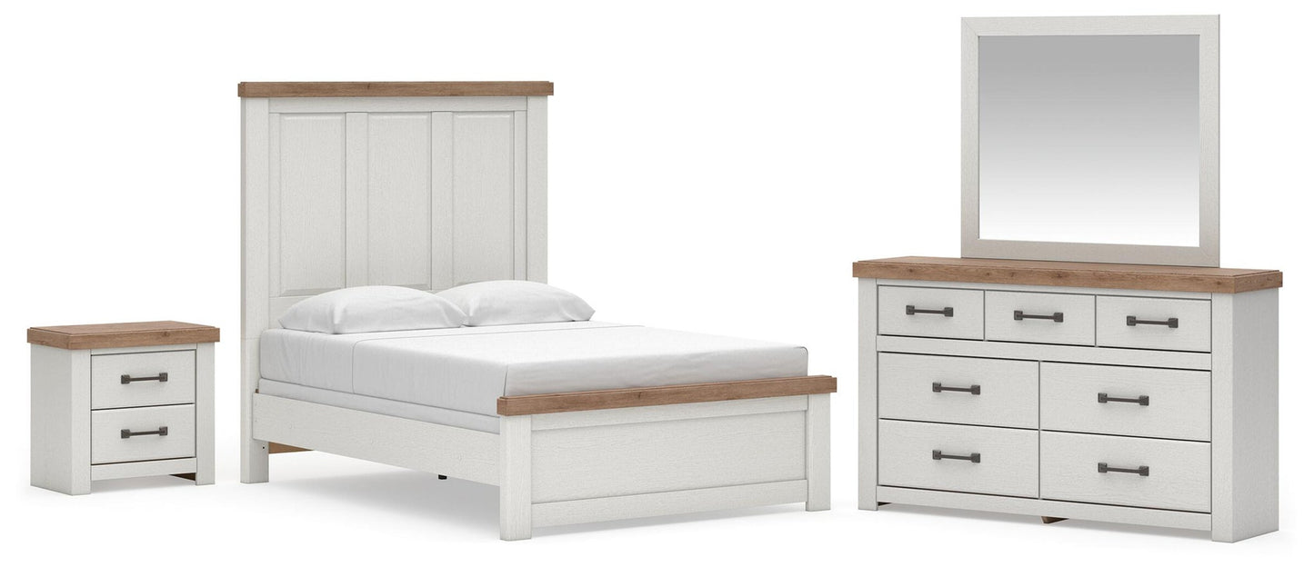 Savonport  Panel Bed. Dresser, Mirror And Nightstand