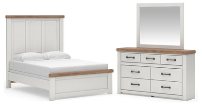 Savonport  Panel Bed, Dresser And Mirror