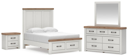 Savonport  Panel Storage Bed. Dresser, Mirror And Nightstand