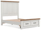 Savonport  Panel Storage Bed, Dresser And Mirror