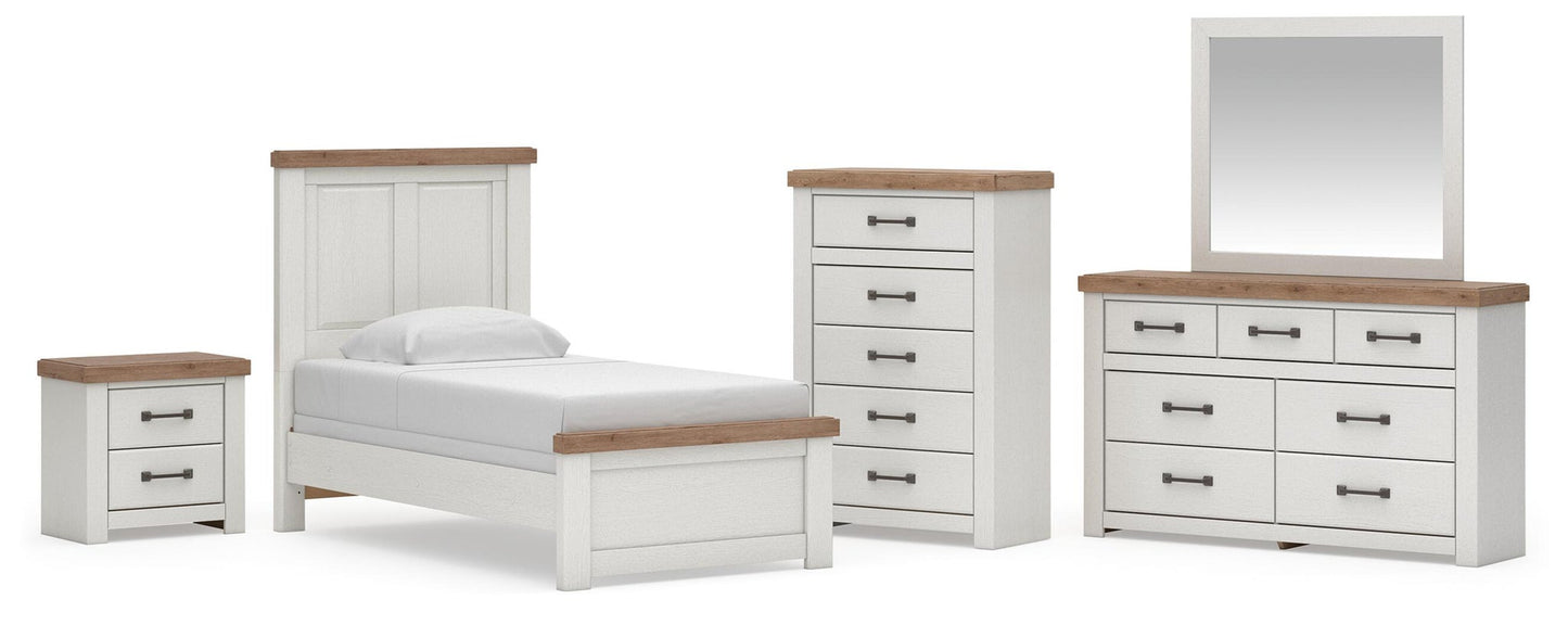 Savonport  Panel Bed, Dresser, Mirror, Chest And Nightstand