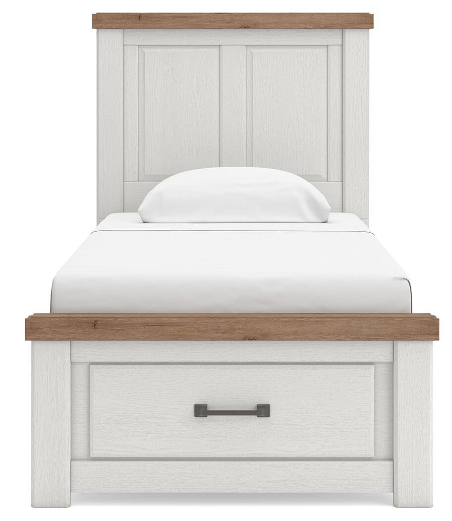 Savonport  Panel Storage Bed, Dresser And Mirror