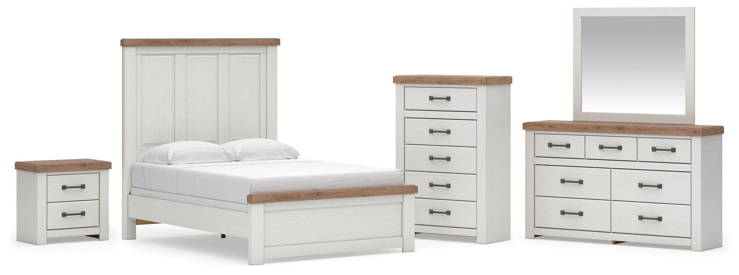 Savonport  Panel Bed, Dresser, Mirror, Chest And Nightstand