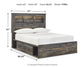 Drystan  Bookcase Bed With 4 Storage Drawers With Mirrored Dresser
