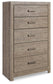 Culverbach  Panel Bed With Mirrored Dresser, Chest And Nightstand