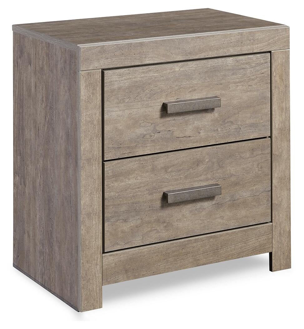 Culverbach  Panel Bed With Mirrored Dresser, Chest And Nightstand