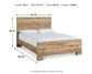 Hyanna  Panel Bed, Dresser And Mirror