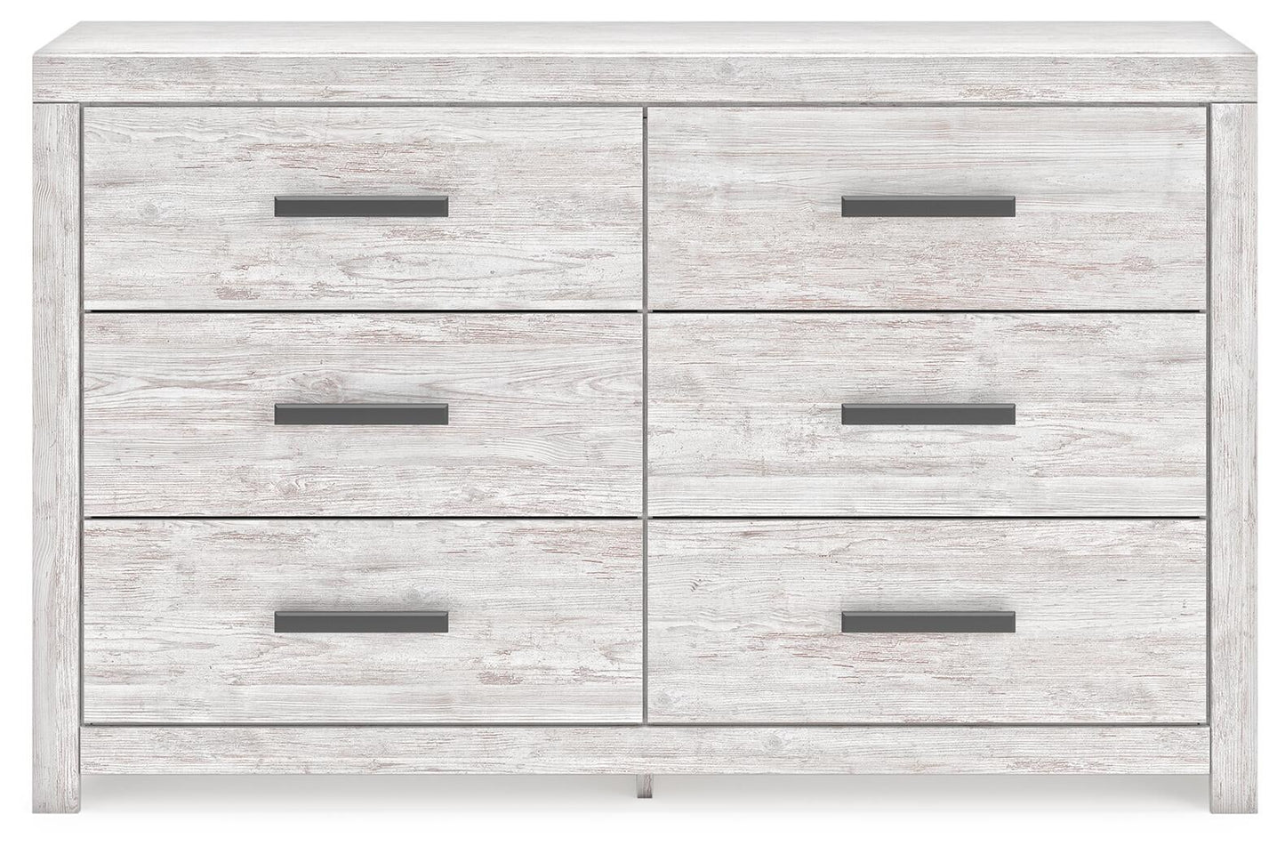 Cayboni  Panel Bed With Mirrored Dresser