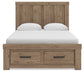 Garistyn  Panel Storage Bed, Dresser, Mirror, Chest And Nightstand