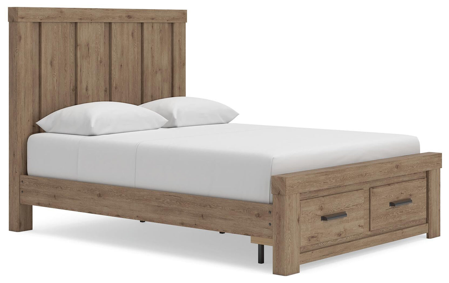 Garistyn  Panel Storage Bed, Dresser, Mirror, Chest And Nightstand