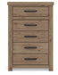 Garistyn  Panel Storage Bed, Dresser, Mirror, Chest And Nightstand
