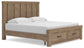 Garistyn  Panel Storage Bed, Dresser And Mirror