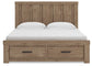 Garistyn  Panel Storage Bed, Dresser And Mirror