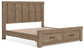 Garistyn  Panel Storage Bed. Dresser, Mirror And Nightstand