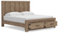 Garistyn  Panel Storage Bed. Dresser, Mirror And Nightstand