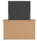 Garistyn  Panel Storage Bed. Dresser, Mirror And Nightstand