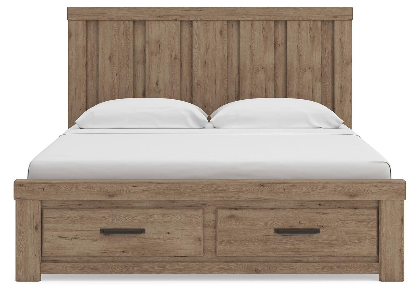 Garistyn  Panel Storage Bed, Dresser, Mirror, Chest And Nightstand