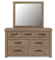 Garistyn  Panel Bed, Dresser, Mirror, Chest And Nightstand