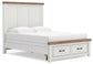 Savonport  Panel Storage Bed, Dresser And Mirror