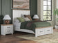 Savonport  Panel Storage Bed, Dresser And Mirror