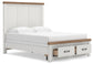 Savonport  Panel Storage Bed, Dresser And Mirror