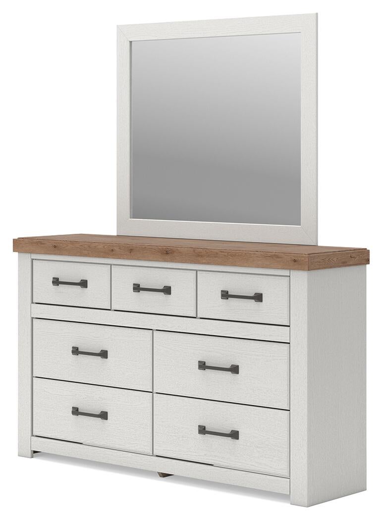 Savonport  Panel Storage Bed. Dresser, Mirror And Nightstand