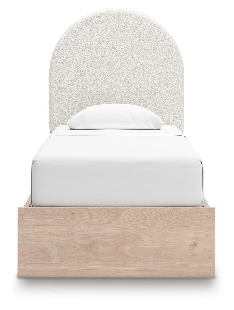 Arloster  Upholstered Panel Bed With Storage