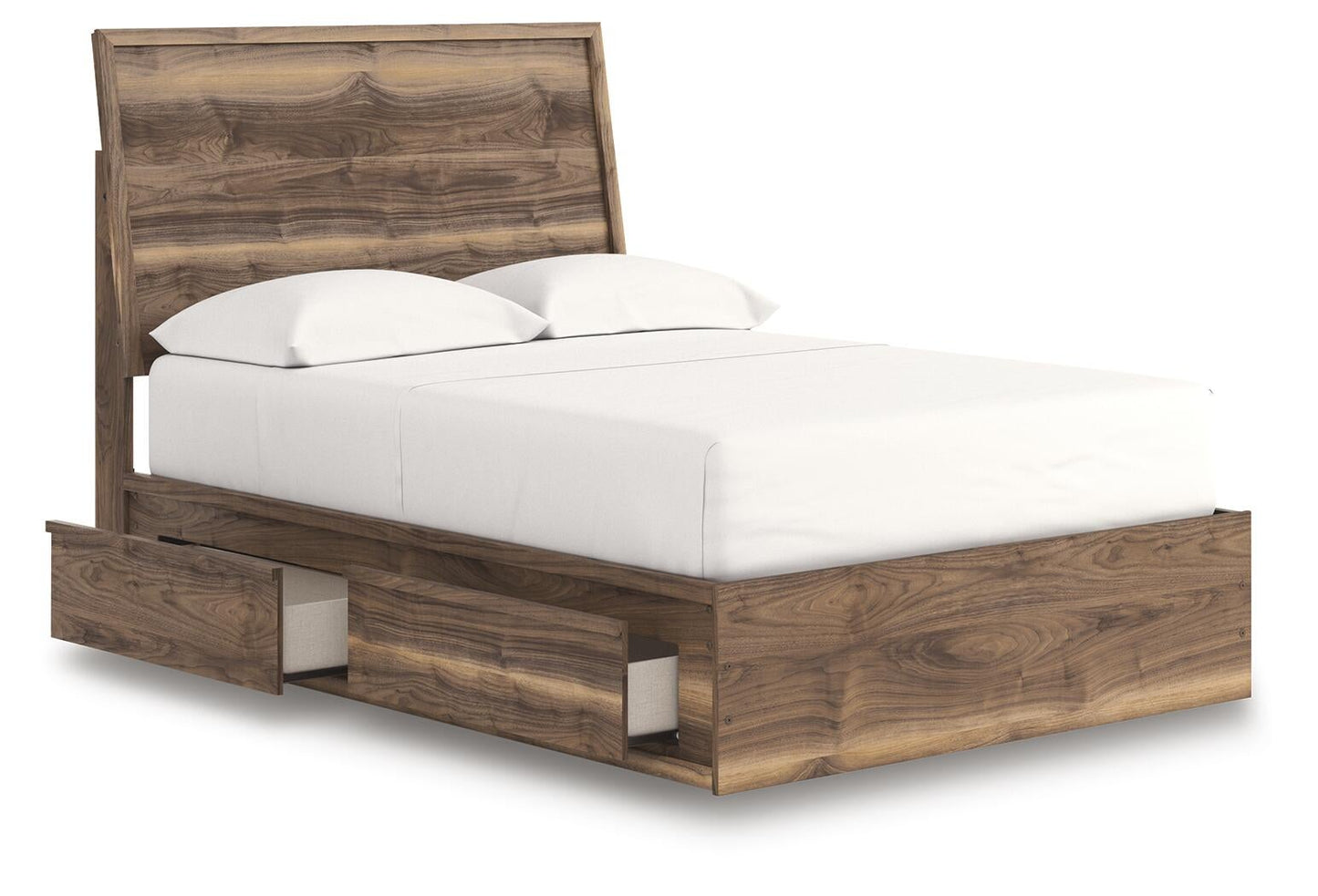 Chirason  Panel Bed With Storage