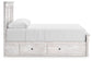 Makidern  Panel Storage Bed