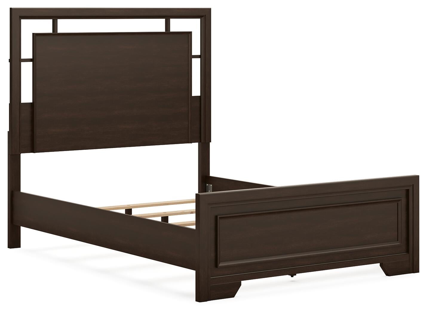 Covetown  Panel Bed, Dresser, Mirror, Chest And Nightstand