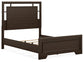 Covetown  Panel Bed, Dresser, Mirror, Chest And Nightstand