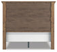 Vandenmore  Panel Bed With Mirrored Dresser And Nightstand