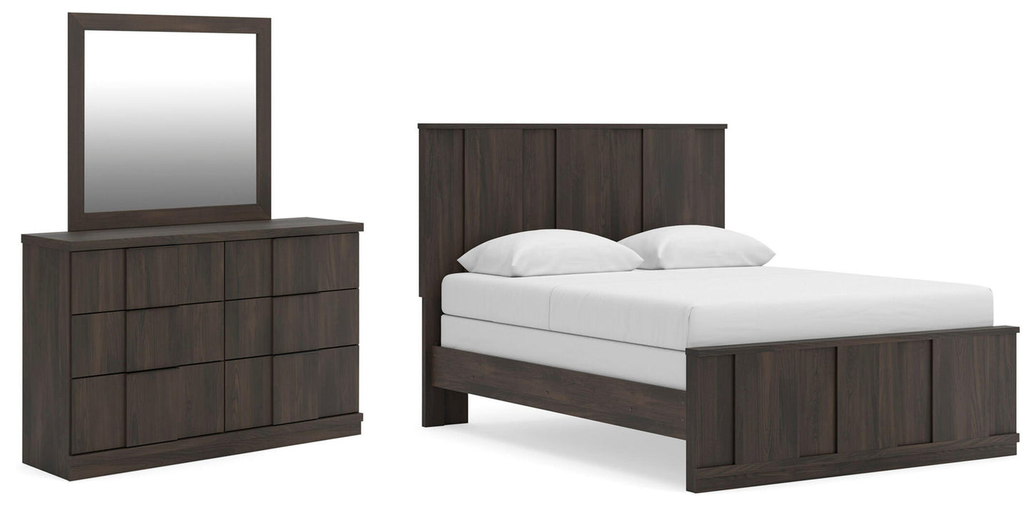 Jadiston  Panel Bed, Dresser And Mirror