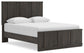 Jadiston  Panel Platform Bed, Dresser And Mirror