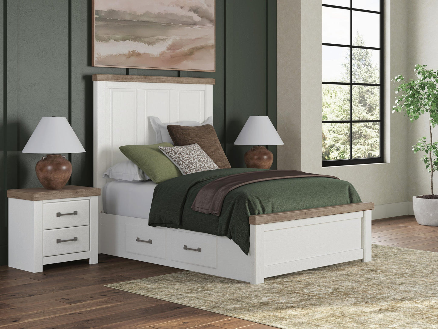 Savonport  Panel Bed With Storage