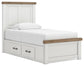Savonport  Panel Bed With Storage