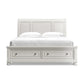 Robbinsdale California  Sleigh Bed With Storage With Mirrored Dresser