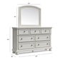 Robbinsdale California  Sleigh Bed With Storage With Mirrored Dresser