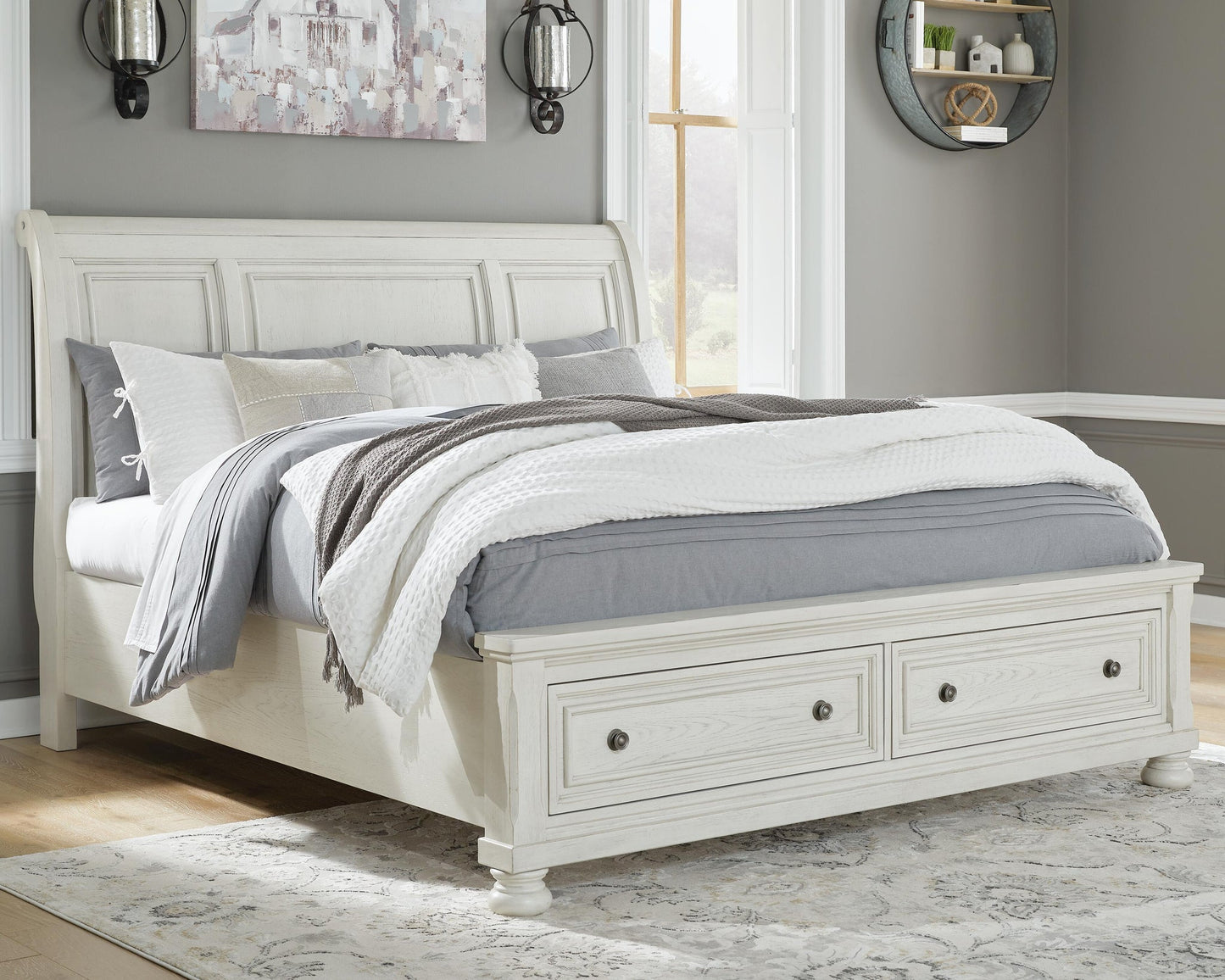 Robbinsdale California  Sleigh Bed With Storage
