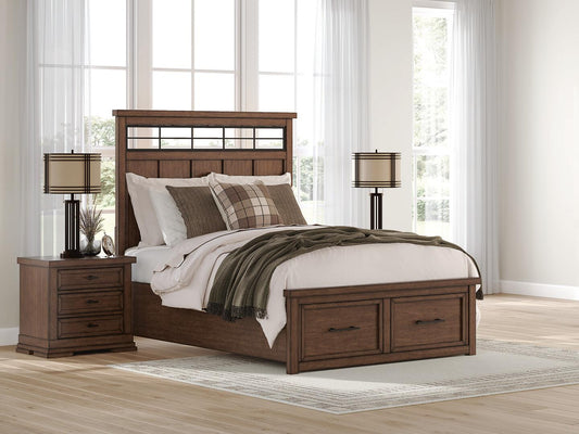 Taffenbrook  Panel Storage Bed