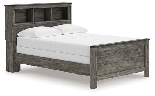 Frandern  Bookcase Panel Bed
