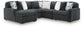 Midnight-Madness 5-Piece Sectional with Chaise