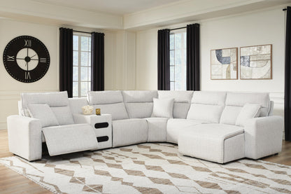 Modmax II 6-Piece Reclining Sectional with Chaise and Audio Console