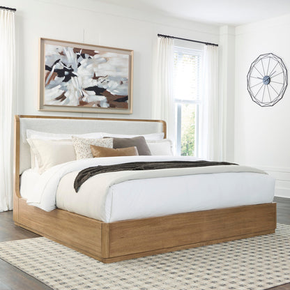Pamaria California  Upholstered Panel Bed