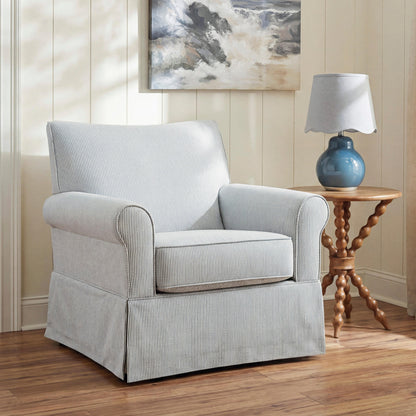 Searcy Swivel Glider Accent Chair