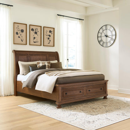 Zackaryn  Sleigh Storage Bed