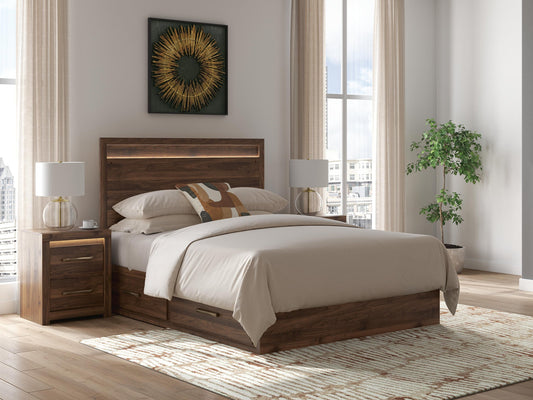 Janfyn  Panel Bed With Storage