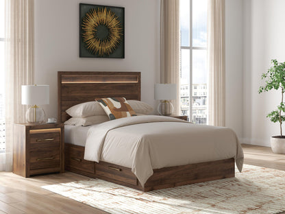 Janfyn  Panel Platform Bed With Storage