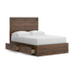 Janfyn  Panel Platform Bed With Storage