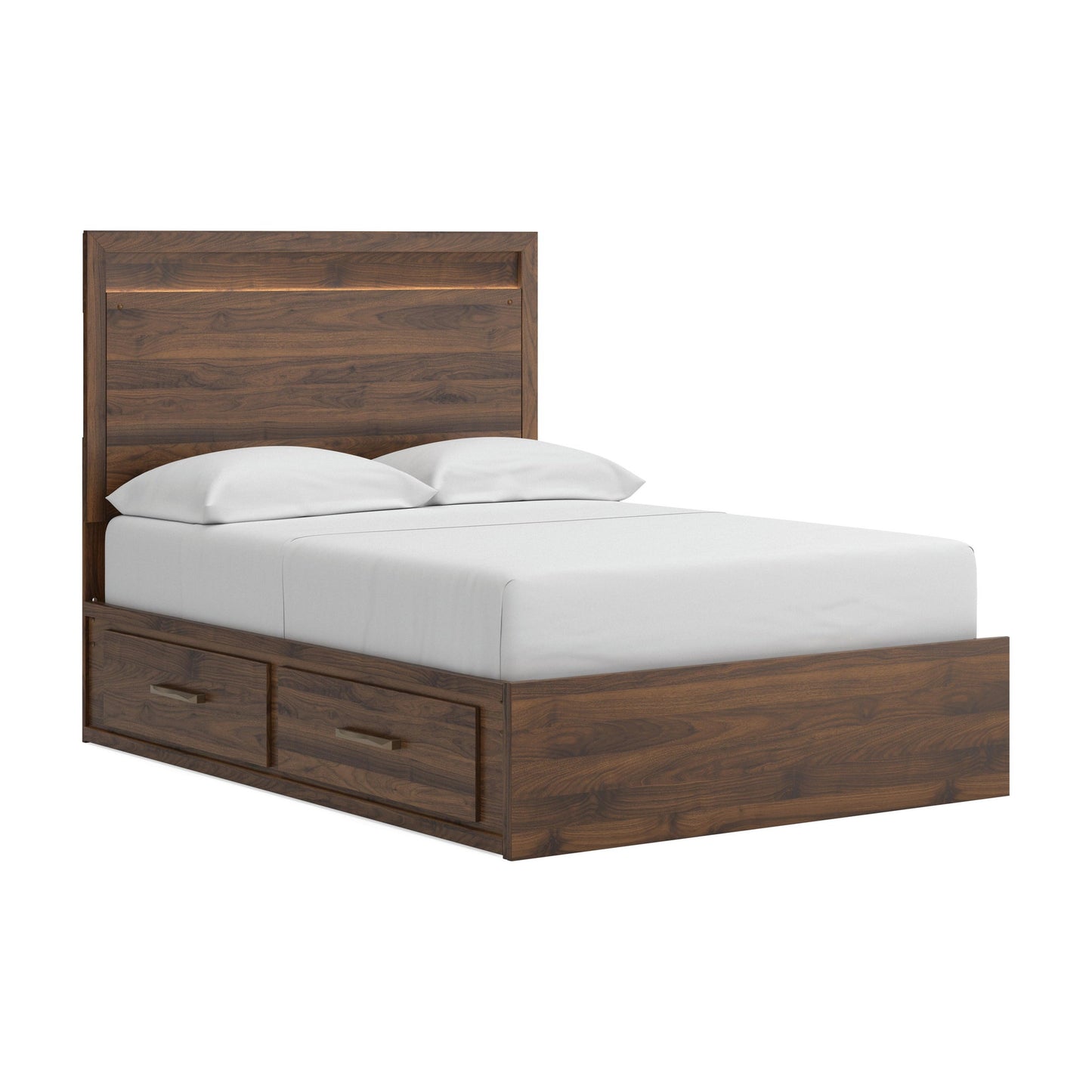 Janfyn  Panel Platform Bed With Storage
